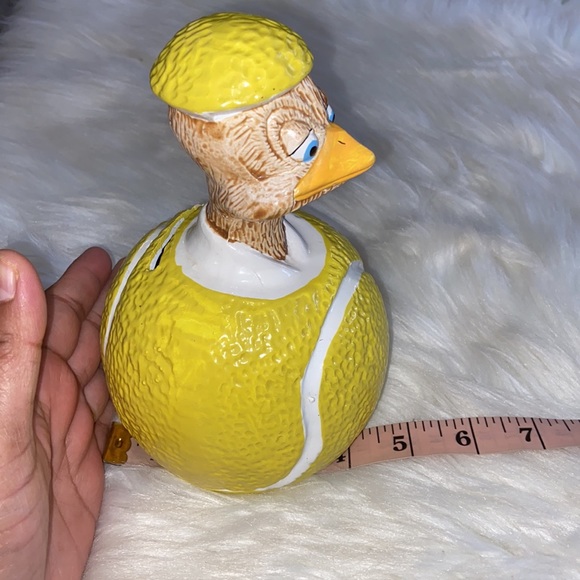 EGGBERT and Friends Malcolm Bowmer Wimbleduck Coin Bank Figurine Enesco Rare - Picture 12 of 17